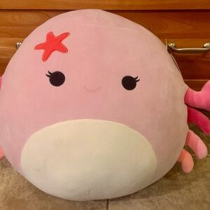 Squishmallows Pink Plush with Starfish Accent